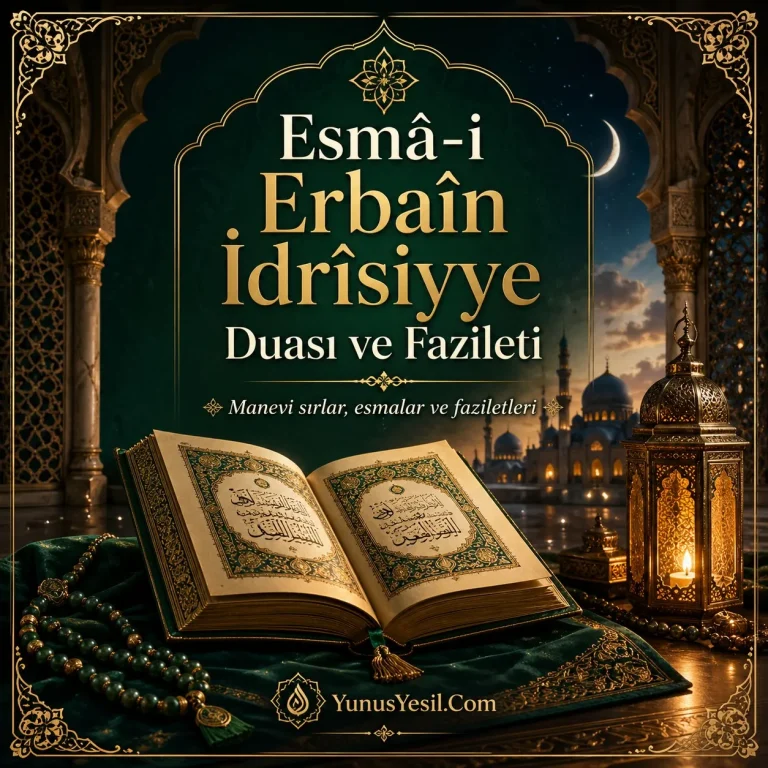 Esmâ-i Erbaîn İdrîsiyye Duası ve Fazileti