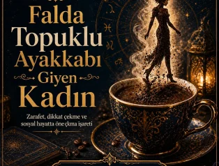 Falda Topuklu Ayakkabı Giyen Kadın
