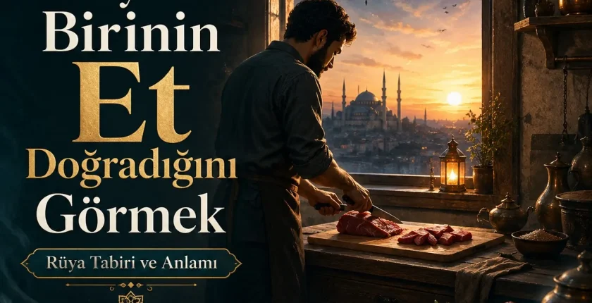 Rüyada Birinin Et Doğradığını Görmek