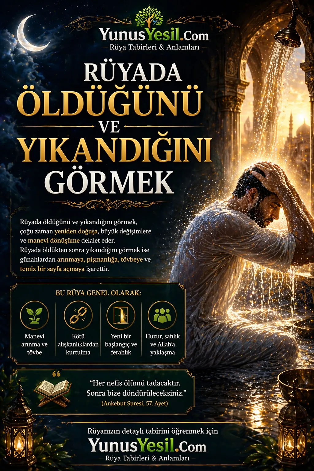Ruyada Oldugunu Ve Yikandigini Gormek Ne Demek