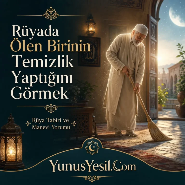 Rüyada Ölen Birinin Temizlik Yaptığını Görmek